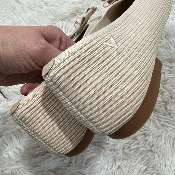 Vivaia Square-Toe V-Cut Flats (Margot 2.0) with bow - Size 41.5 US 10-10.5 - Picture 8 of 8